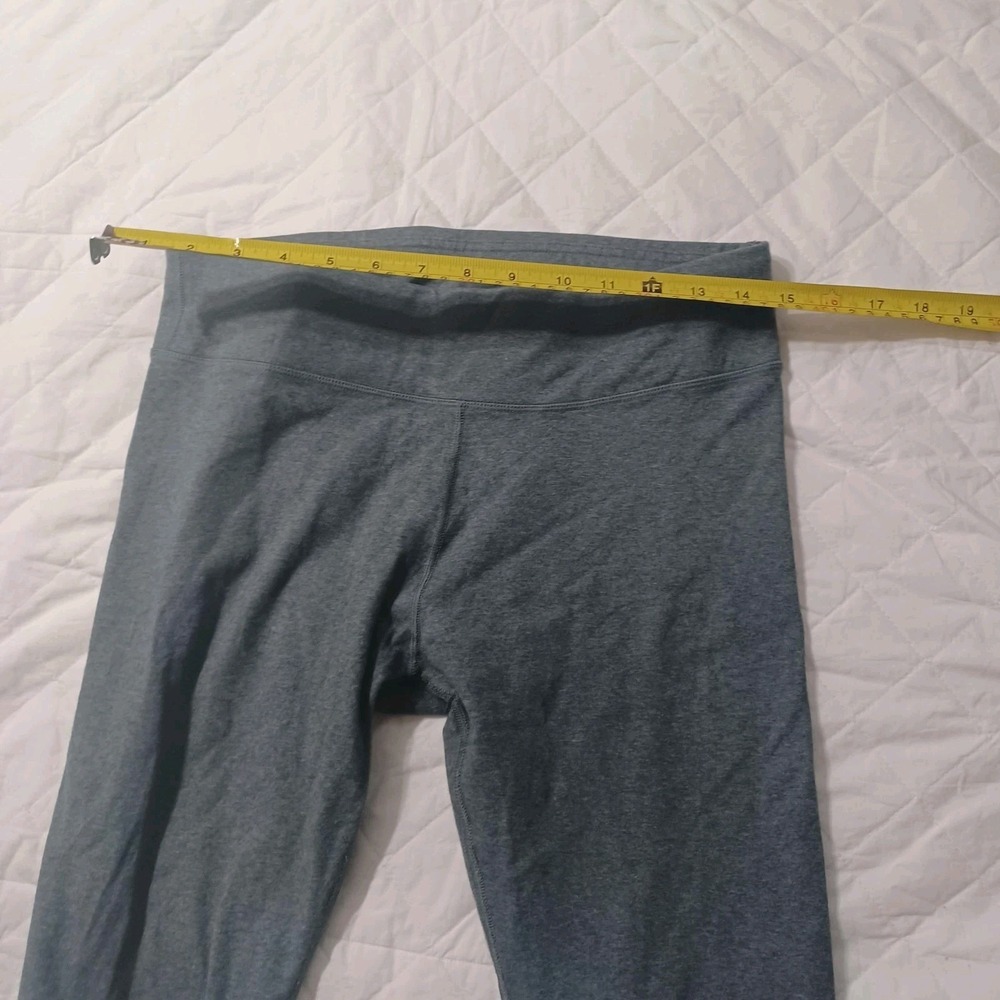 Pact Pants Womens Large Gray Jersey Knit Jegging Elastic Waist Stretch Casual - Picture 2 of 6
